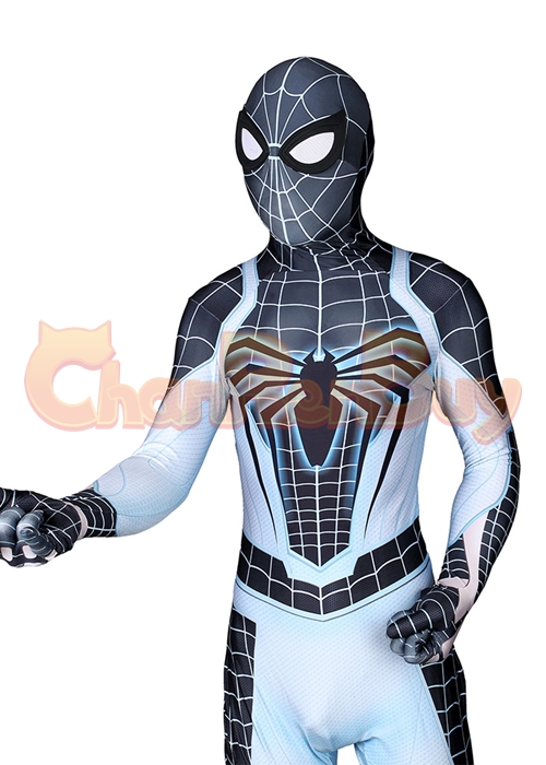 Spider Man Negative Suit Costume Cosplay Bodysuit