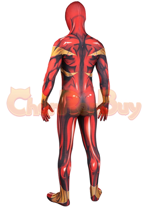 Iron Spider Man Suit Costume Peter Parker Cosplay Bodysuit Golden Ver.