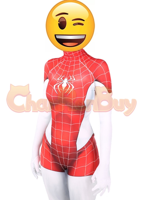 Spinneret Spider Girl Costume Spider Man Mary Jane Cosplay Bodysuit