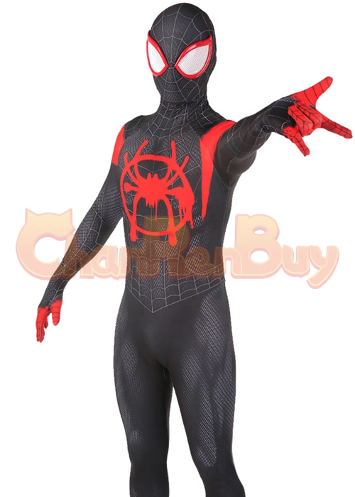 Miles Morales Costume Spider Man Into the Spider Verse Cosplay Bodysuit