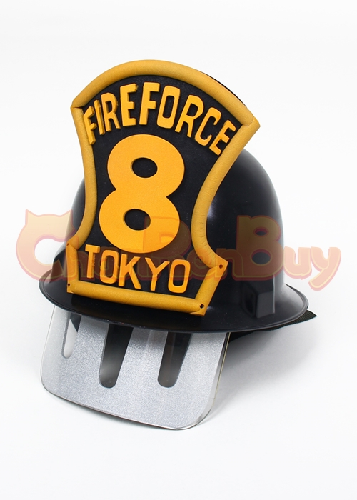 Fire Force Akitaru Obi Helmet Cosplay Prop