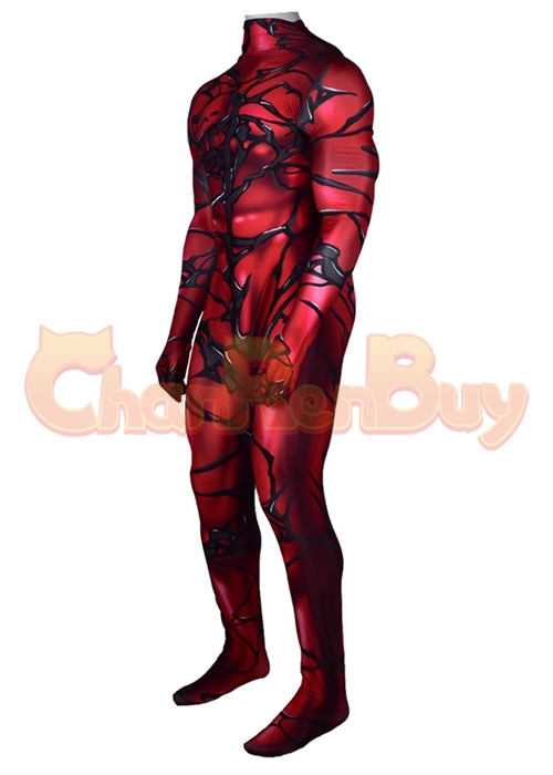 Carnage Costume Cosplay Cletus Kasady Symbiote Cosplay Bodysuit