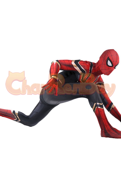 Avengers Endgame Iron Spider Suit Costume Spider Man Cosplay Bodysuit