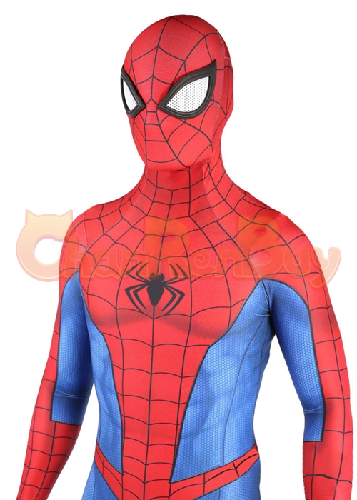 Spider Man Classic Suit Peter Parker Costume Cosplay Bodysuit