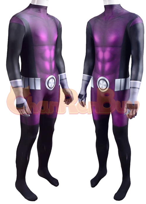 Teen Titans Beastboy Costume Cosplay Bodysuit