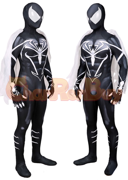 The Spectacular Spider Man Costume Unlimited Black Suit Cosplay Bodysuit