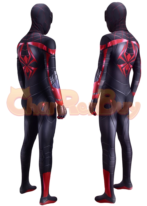 Spider Man Miles Morales Costume The Advanced Tech Suit Cosplay Bodysuit