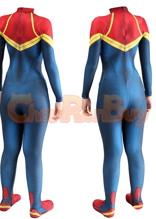 Captain Marvel Costume Carol Danvers Cosplay Bodysuit Ver.2