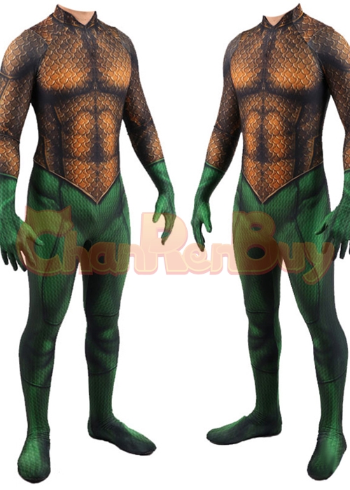 Aquaman Costume Arthur Curry Cosplay Bodysuit Ver.4