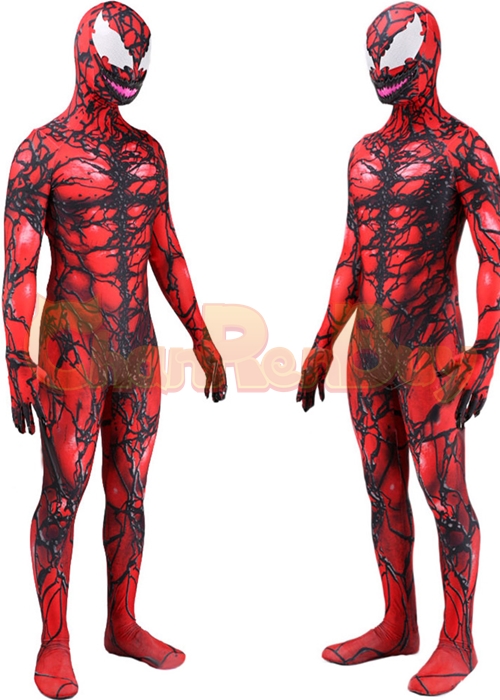 Carnage Costume Cosplay Cletus Kasady Symbiote Cosplay Bodysuit Ver.2