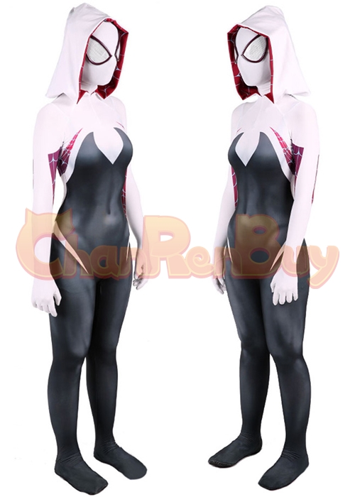Spider Gwen Costume Gwen Stacy Cosplay Bodysuit Ver.2