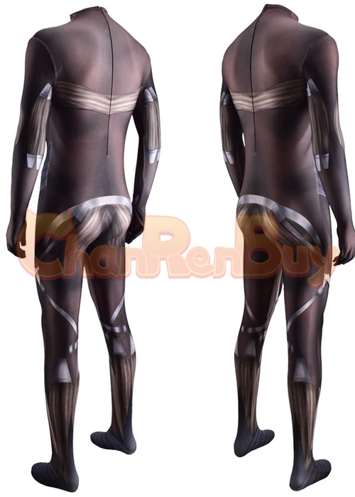 Metal Gear Raiden Snake Costume White Devil Cosplay Bodysuit