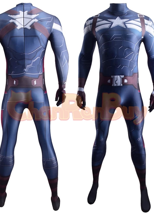 Captain America The Winter Soldier Costume Cosplay Bodysuit
