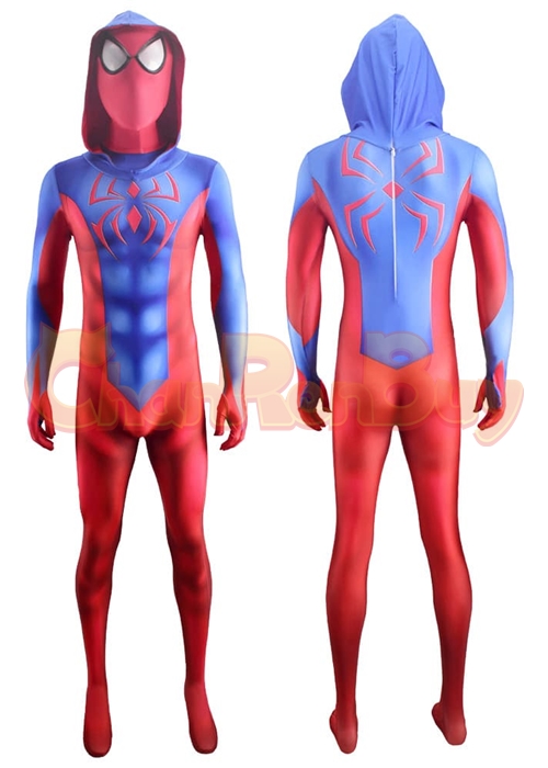 Scarlet Spider Suit Ben Reilly Costume Spider Man Cosplay Bodysuit