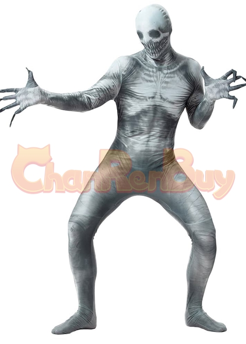 Halloween Mummy Zombie Cosplay Costume Horror Skull Bodysuit