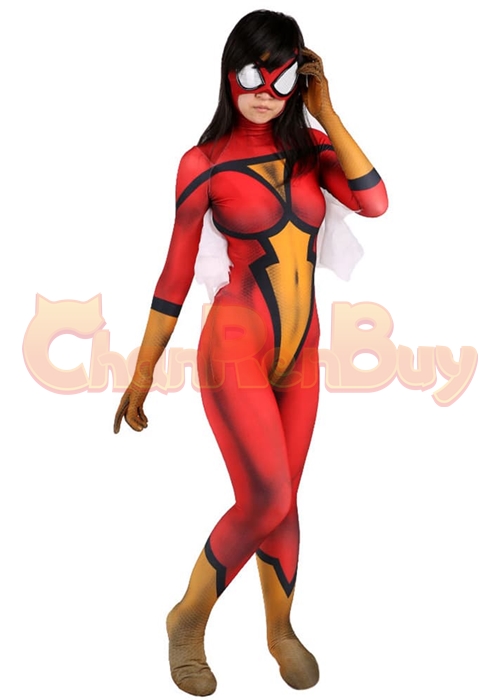 Spider Woman Costume Cosplay Jessica Drew Bodysuit