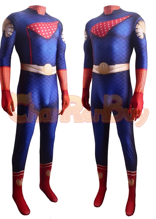 The Boys Homelander Costume Cosplay Bodysuit