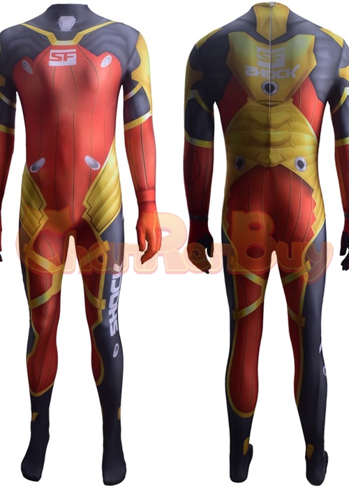 Overwatch OW Tracer DVA Costume Crossover Cosplay  Bodysuit