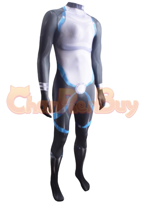 X Men Domino Costume Cosplay Neena Thurman Bodysuit
