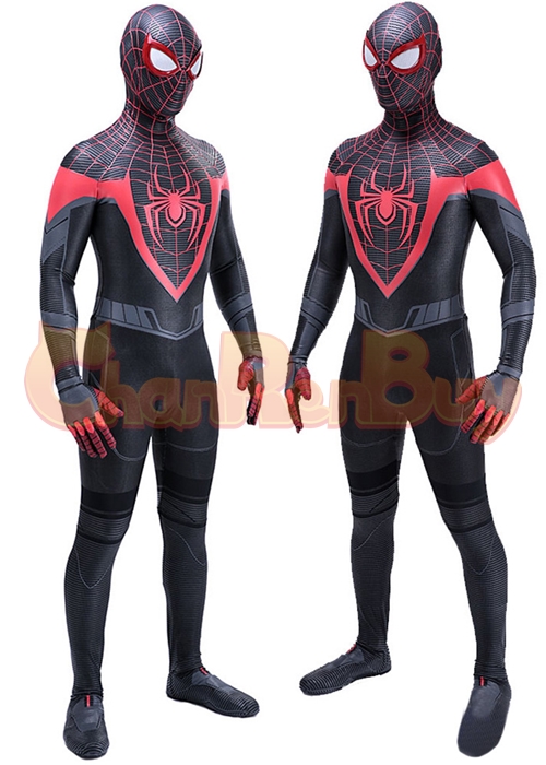 Spider Man costume Miles Morales Costume Cosplay Bodysuit Ver.3