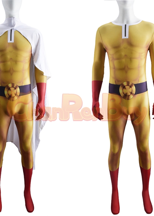 One Punch Man Saitama Costume Cosplay Bodysuit