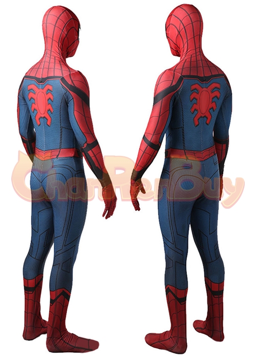 Spider Man Homecoming Costume Peter Parker Cosplay Bodysuit Ver. 2