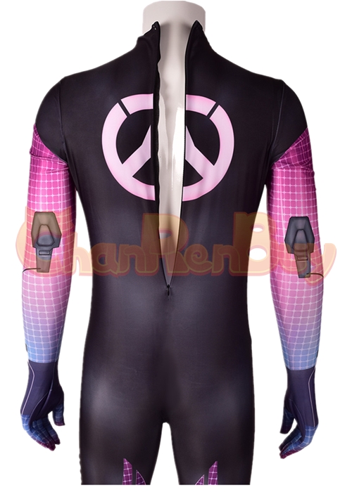 Overwatch Sombra Hacker Costume Cosplay Bodysuit