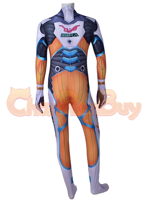 Overwatch DVA Blueberry Costume Cosplay Bodysuit