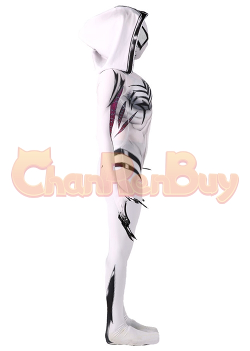 Venom Spider Gwen Costume Stacy Cosplay Bodysuit White Ver.