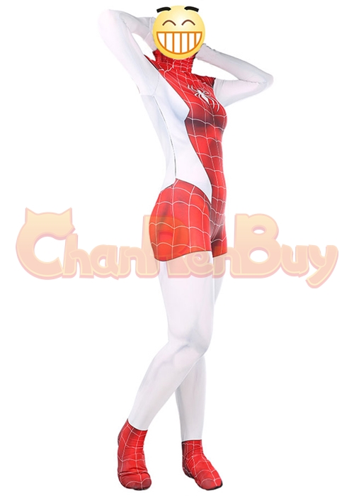 Spinneret Spider Girl Costume Spider Man Mary Jane Cosplay Bodysuit