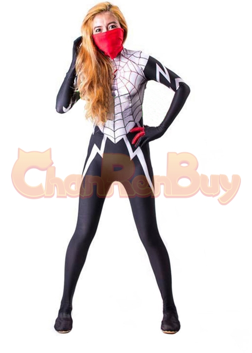 Spider Man Silk Cindy Moon Costume Cosplay Bodysuit