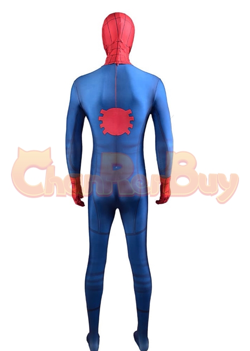 Spider Man Miles Morales Costume Great Responsibility Suit Cosplay Bodysuit