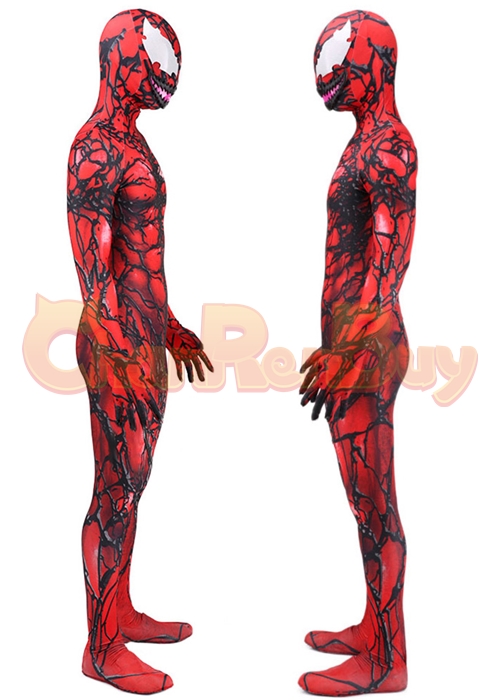 Carnage Costume Cosplay Cletus Kasady Symbiote Cosplay Bodysuit Ver.2