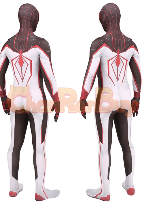 Spider Man Miles Morales Costume TRACK Suit Cosplay Bodysuit Ver.2