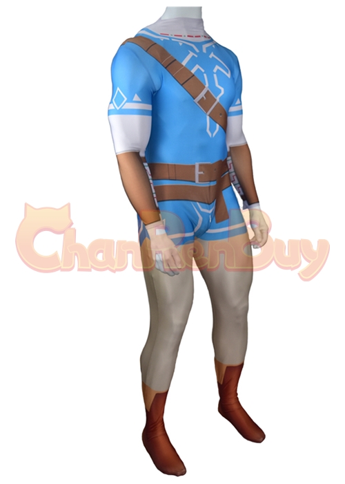 The Legend of Zelda Breath of the Wild Link Tunic Costume Cosplay Bodysuit