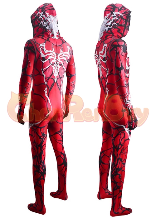 Carnage Queen of the Dark Spider Gwen Stacy Costume Cosplay Bodysuit