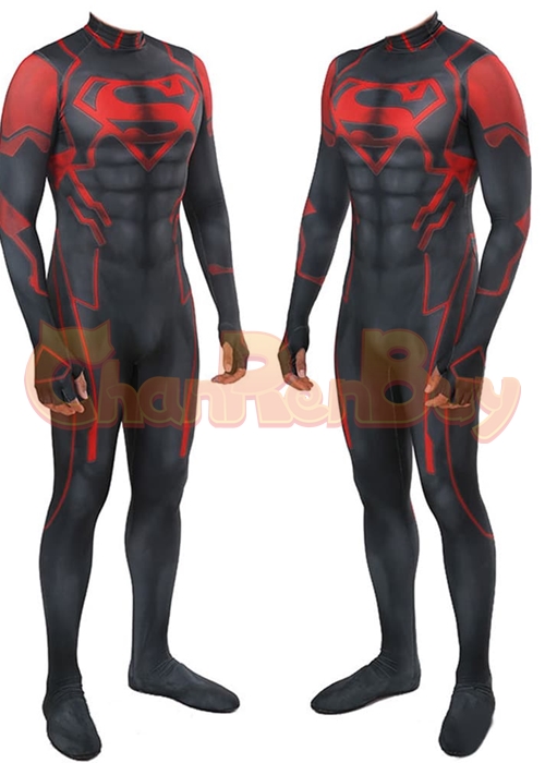 New 52 Superboy Costume Cosplay Kon-El Bodysuit