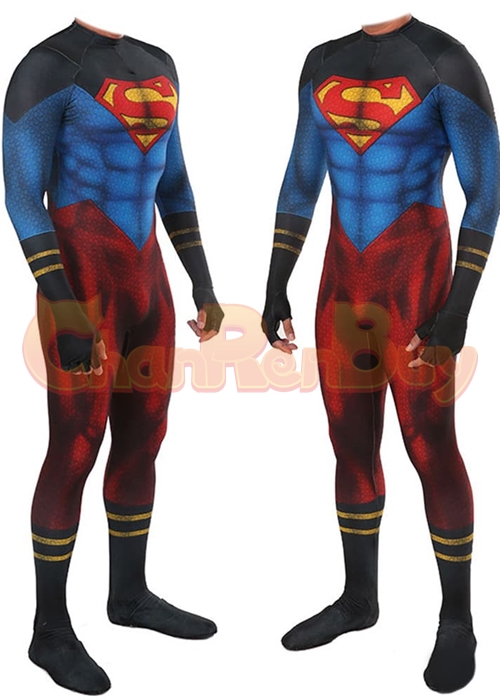 Young Justice Superboy Costume Kon-El Cosplay Bodysuit