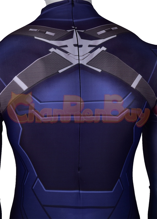 Avengers Infinity War Captain America Costume Cosplay Bodysuit