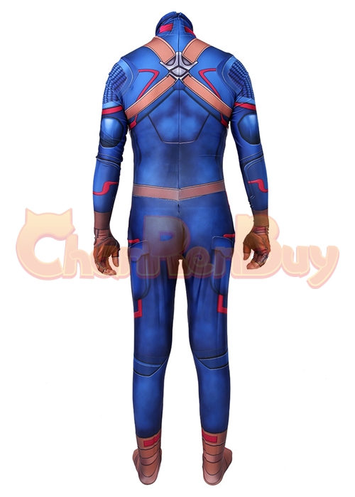 Avengers Endgame Captain America Costume Cosplay Bodysuit Ver.2