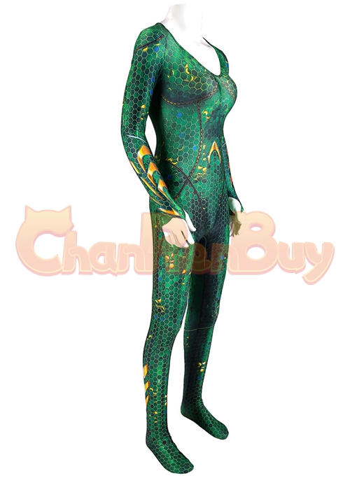 Aquaman Mera Costume Cosplay Bodysuit
