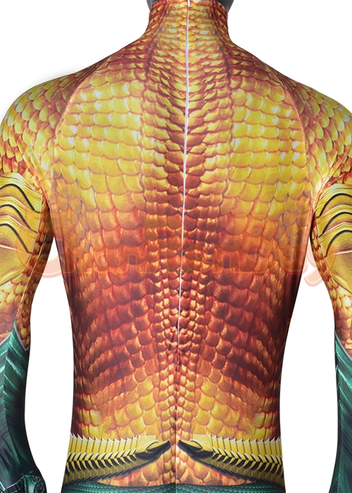 Aquaman Costume Arthur Curry Cosplay Bodysuit