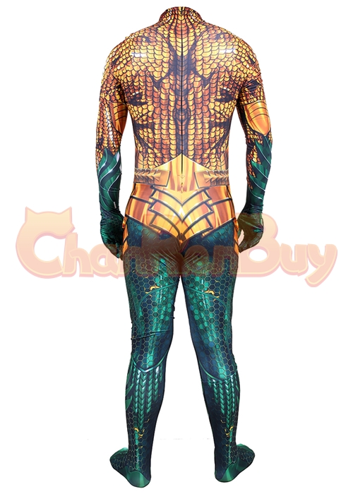 Aquaman Costume Arthur Curry Cosplay Bodysuit Ver.2