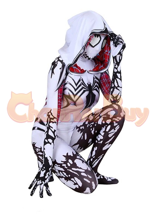 Venom Spider Gwen Costume Gwen Stacy Cosplay Bodysuit