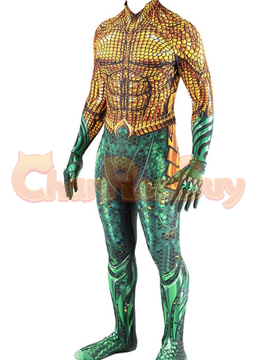 Aquaman Costume Arthur Curry Cosplay Bodysuit Ver.3