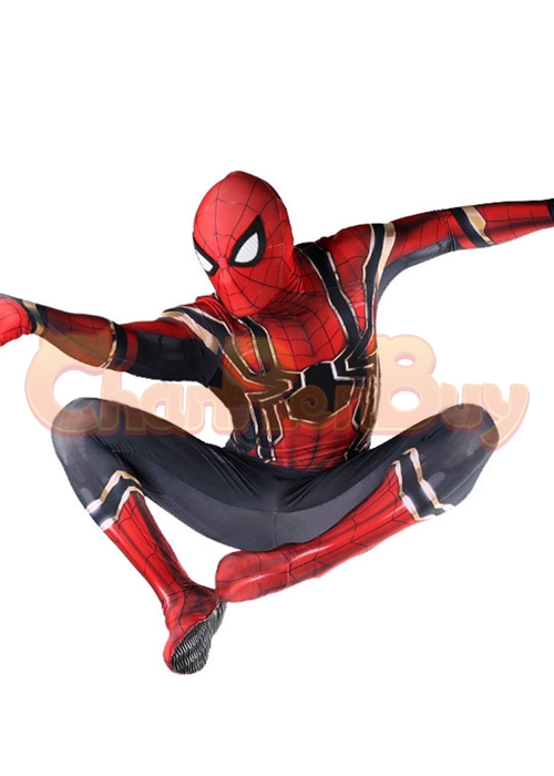 Avengers Endgame Iron Spider Suit Costume Spider Man Cosplay Bodysuit