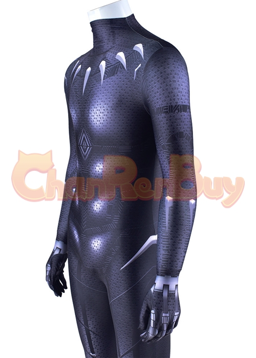 Captain America Civil War Black Panther Jumpsuit T'Challa Cosplay Bodysuit