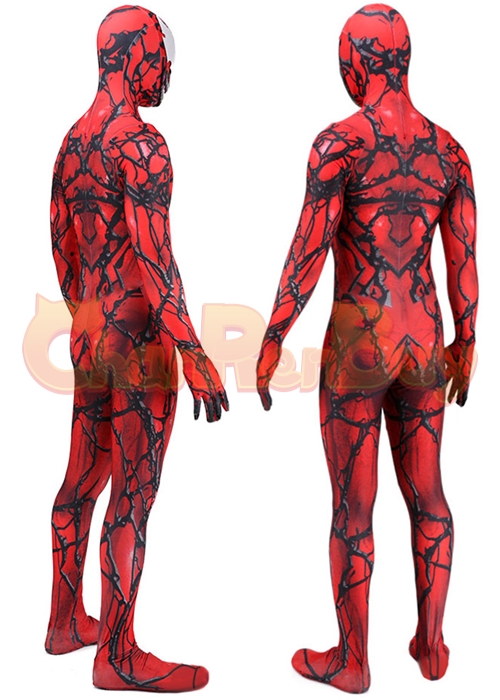 Carnage Costume Cosplay Cletus Kasady Symbiote Cosplay Bodysuit Ver.2