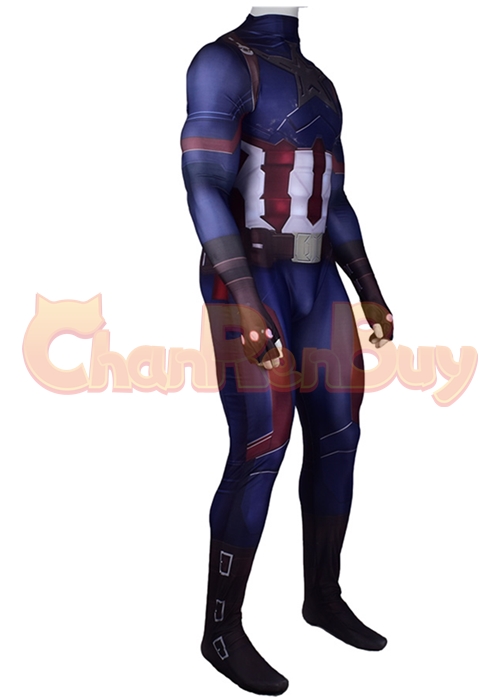 Avengers Infinity War Captain America Costume Cosplay Bodysuit