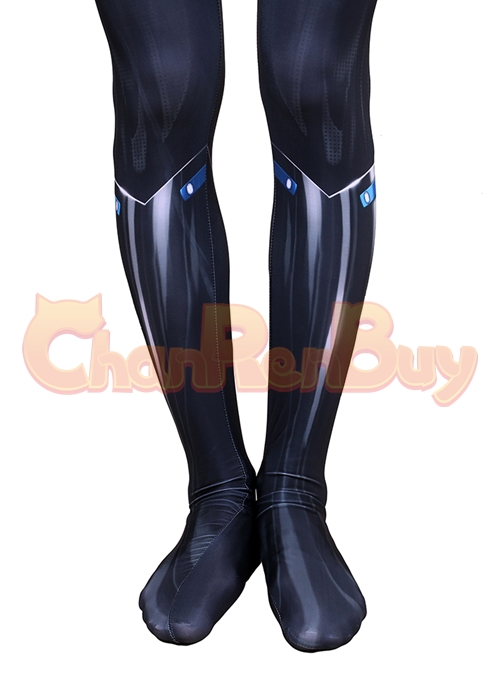 X Men Domino Neena Thurman Costume Cosplay Bodysuit